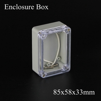 83*58*33mm Small Terminal Junction Box Electric With Clear Top